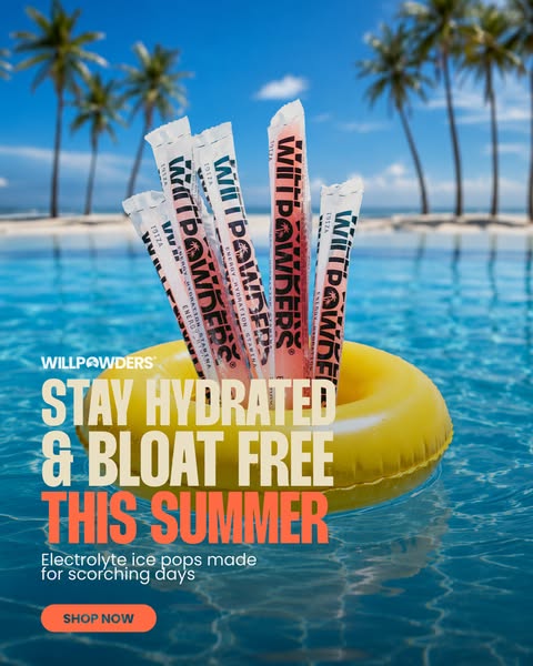 The First Electrolyte Ice Pop