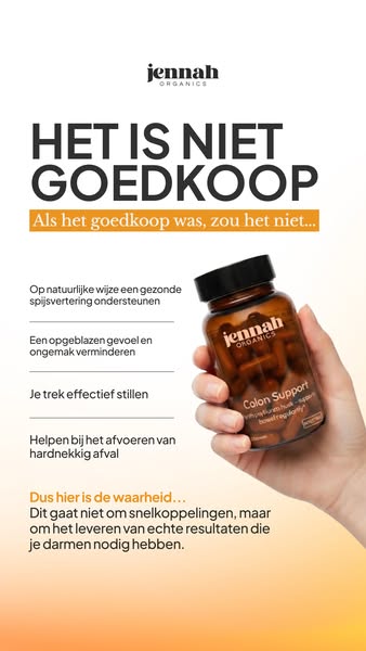 Verwijder wat al jaren in je darmen zit