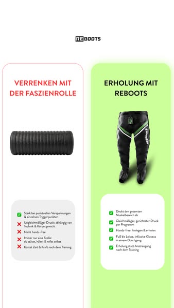 Erholung sollte sich nicht wie Training anfühlen
