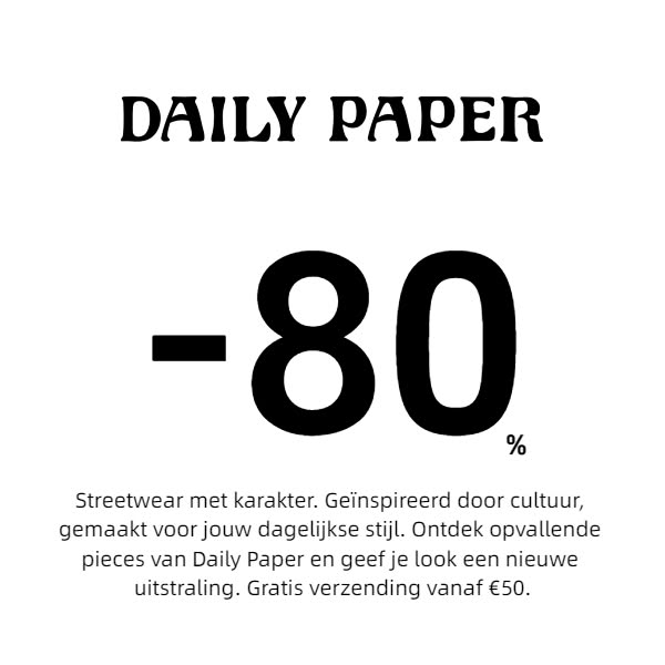 Ontdek Daily Paper: eigentijdse streetwear, sterke designs en een stijl met karakter.