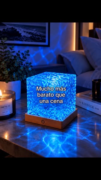 Flame Northern Lights Rotating Mood Light
