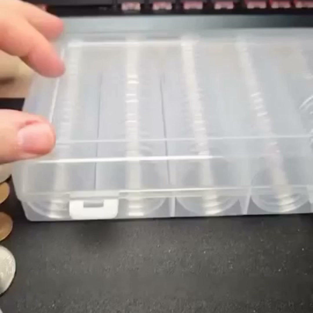 NumisBox – Le coffret de collection transparent à 100 capsules