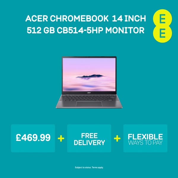 Acer Chromebook 14 inch 512 GB CB514-5HP Monitor