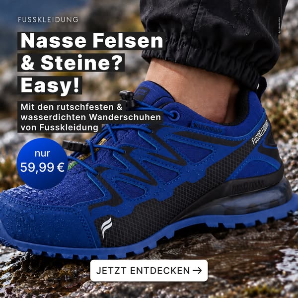 Rutschfeste Wanderschuhe für nur 59,99 €!