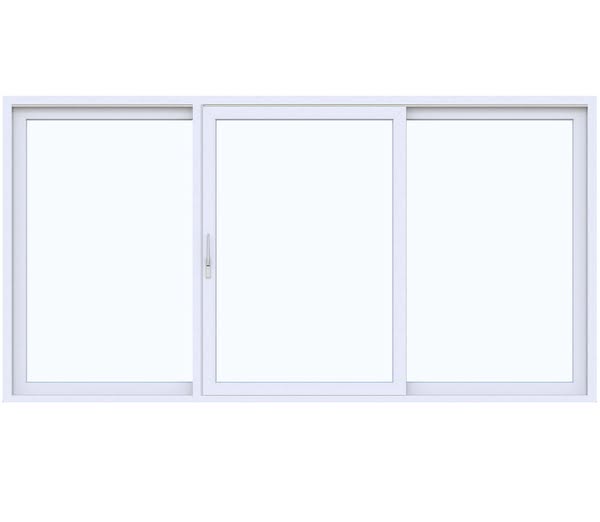 Lyft-Glid Skjutdörr 3-delad Schema G PVC 3-glas - fjall