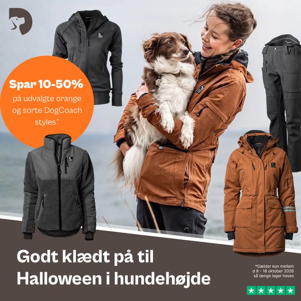 Spar 10–50 % på udvalgte DogCoach-favoritter