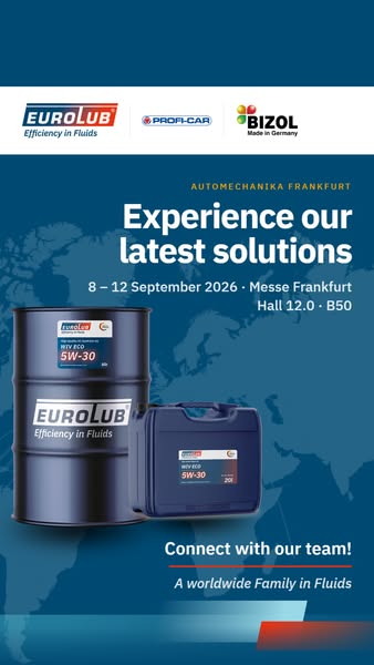 Looking for your next lubrication partner? Let’s connect in Frankfurt.