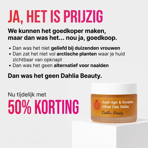 Bijwerking: mijn huid straalt!