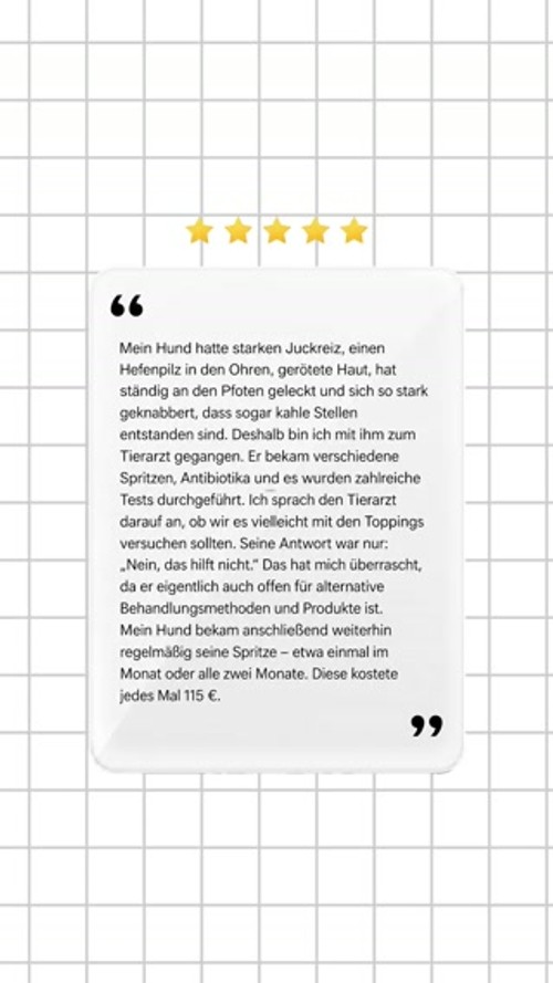 Mit Tierärzten sorgfältig entwickelt!