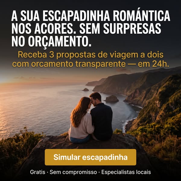 3 ideias de viagem aos Açores em 24h