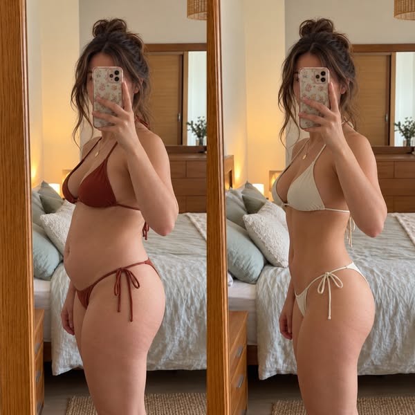 Ni su marido endocrino sabía explicar esta barriga
