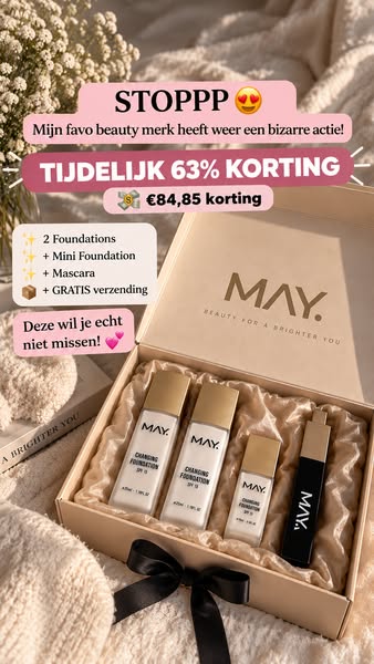 Deze MAY-deal wilde ik jullie niet onthouden
