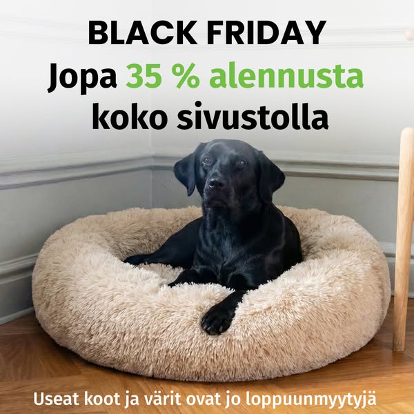 Black Friday 35 % alennusta
