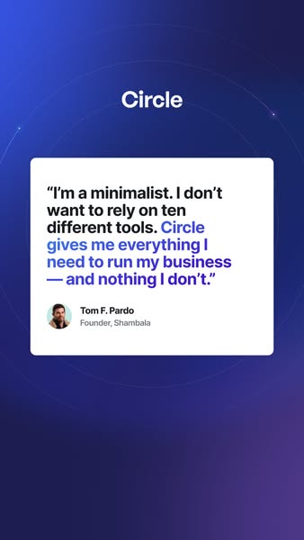 Get started with Circle today
