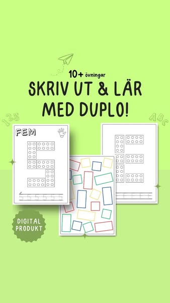 Lek & lär med duplo!