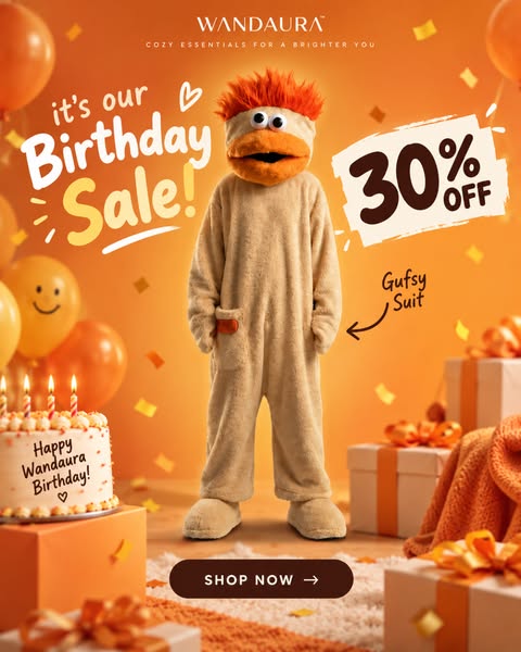 Birthday Sale: Gufsy Suit 30% OFF