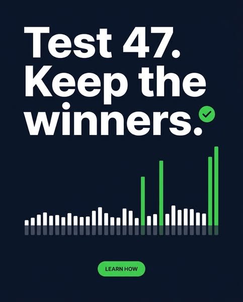 Test 47. Keep the winners.