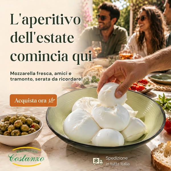 Mozzarella Costanzo con Latte di Bufala