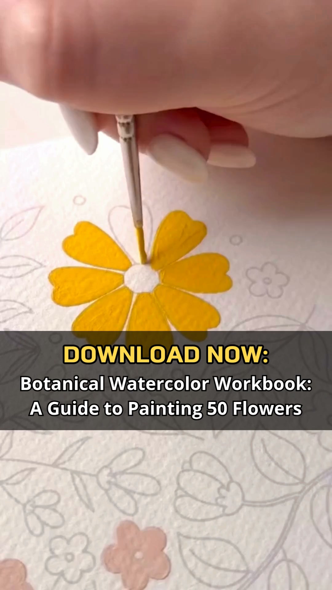 Paint Beautiful Watercolor Flowers Step by Step