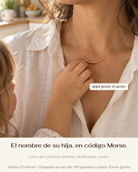Su nombre, en código Morse