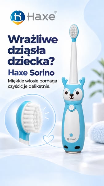 Szczoteczka z włosiem dla Twojego dziecka