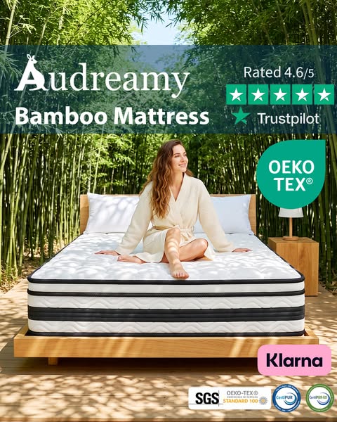Audreamy Nexo Bamboo Mattress | OEKO-TEX® Certified Cover
