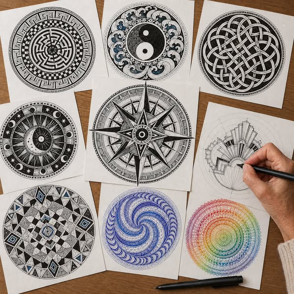 Learn the 2,000-Year-Old Art of Mandala Drawing