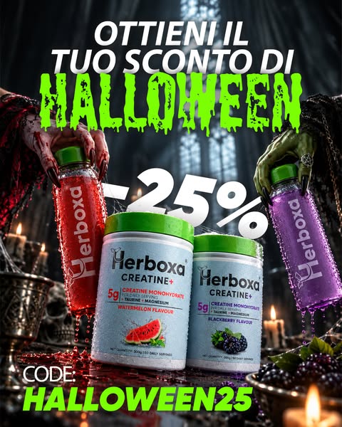 25% DI SCONTO con HALLOWEEN25