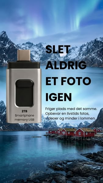 Slut Med "Lagerplads Fuld" – 2TB USB Til Smartphone