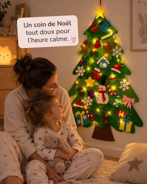 Sa lumière de Noël toute douce
