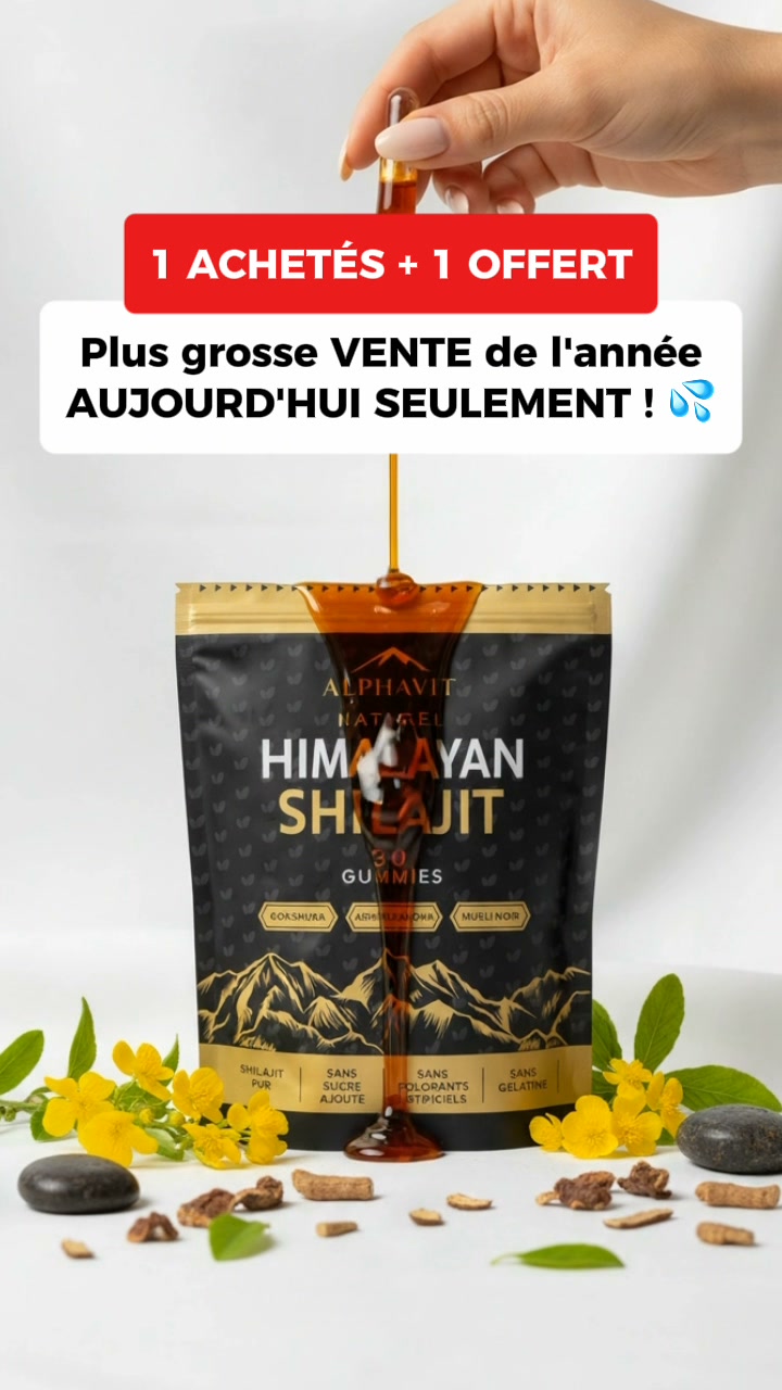 1 acheté + 1 offert aujourd'hui