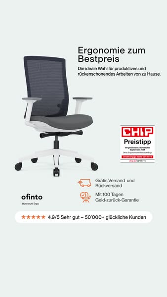 Perfekter Sitzkomfort – den ganzen Tag