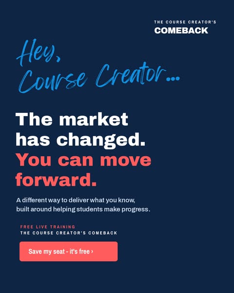 Your next move isn't more content.