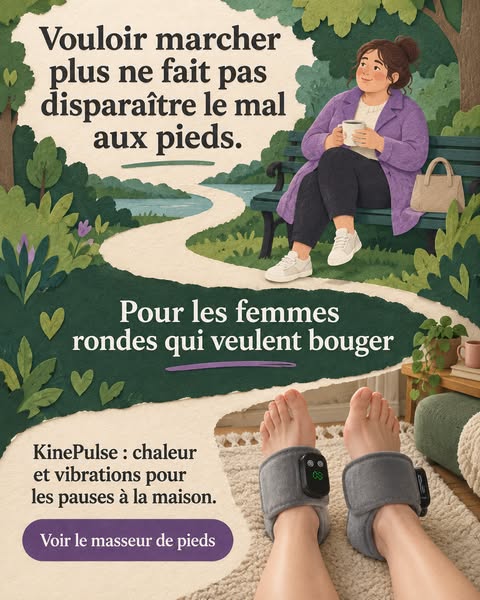 Une pause pour les pieds douloureux