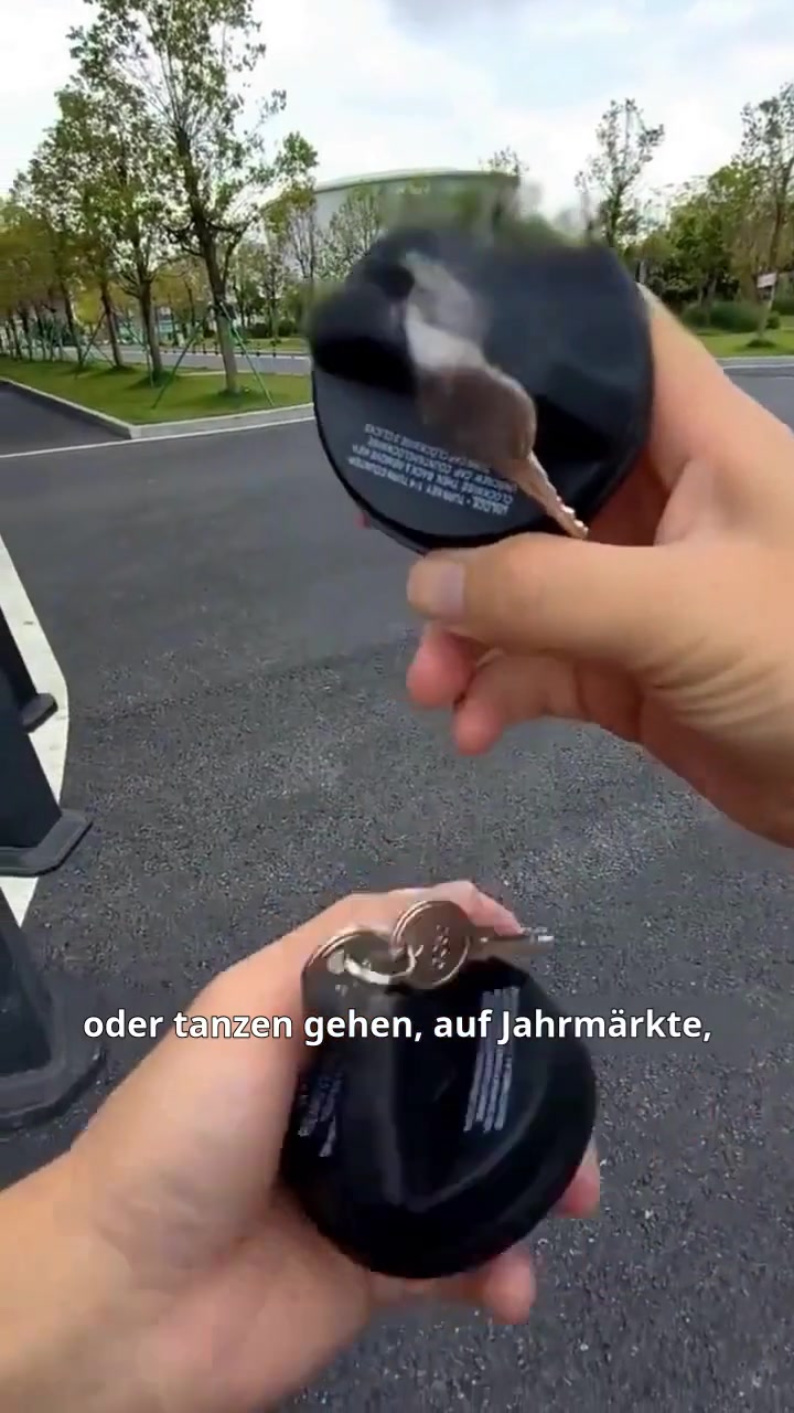 Robuster, abschließbarer Tankdeckel mit Schlüsseln