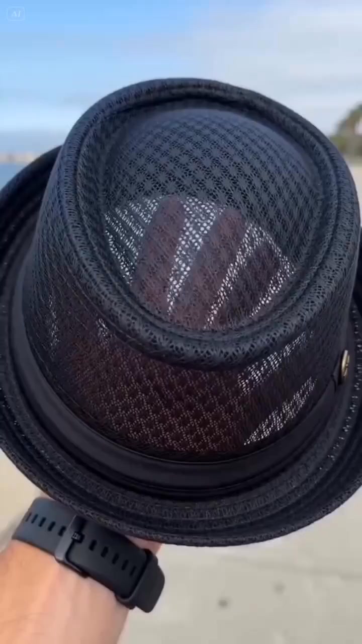 Summer Mesh Pork Pie Hat