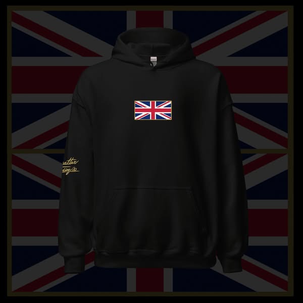 [POD] Rule, Britannia!Black Premium Hoodie