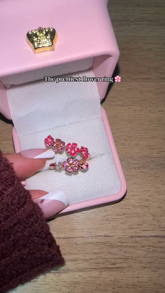 Peach Blossom Adjustable Ring 50% OFF