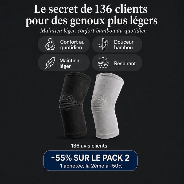 COMPRESSFLEX.COM
NOUVEAU : le confort dont vos genoux ont besoin