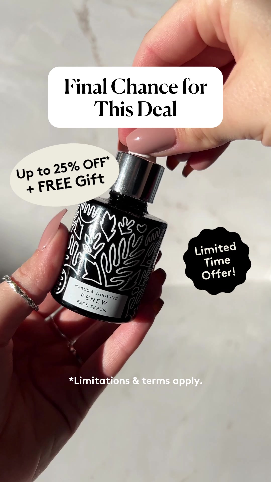 Up to 25% Off Plant-Based Skincare