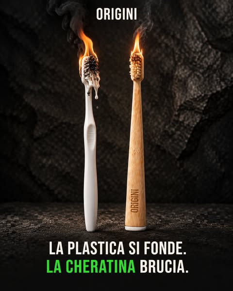 Il primo spazzolino italiano 100% NATURALE