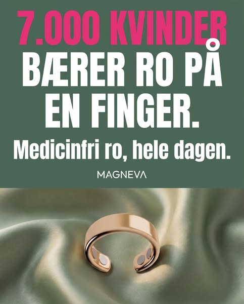 Et roligt anker på fingeren