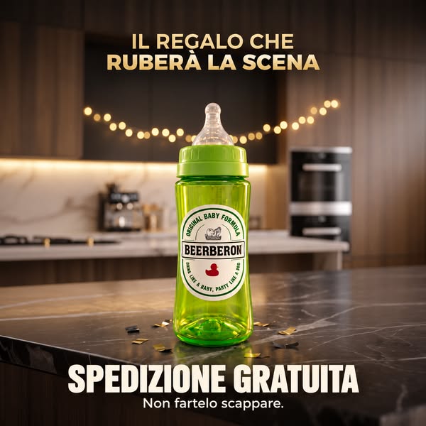Il biberon che non passa inosservato.