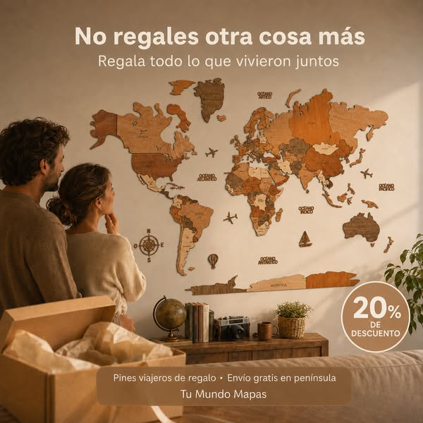 Tus viajes merecen esta pared