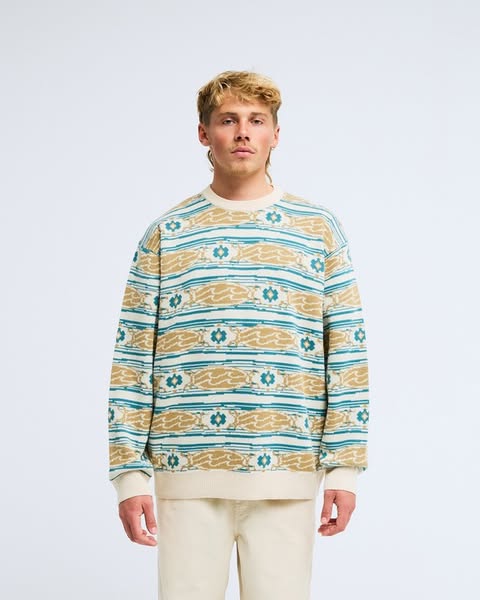 Billabong - Mens Since 73 Wategos - Men Beige Jumper - Beige