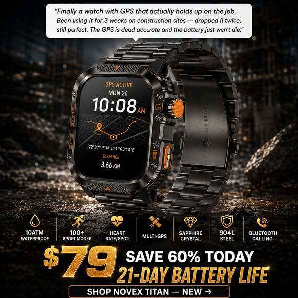 $79. GPS. 21-Day Battery. Waterproof. Calls & Notifications on your wrist. Health tracking 24/7.