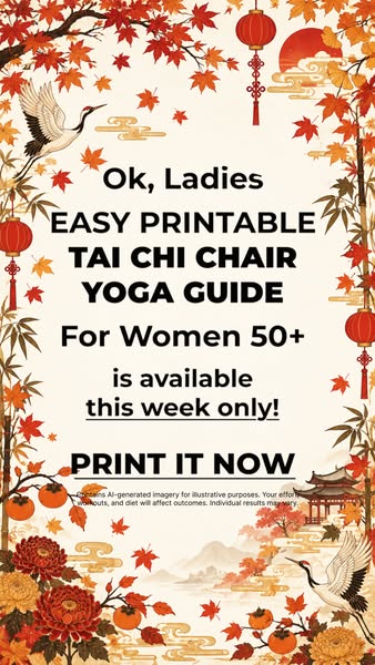 Get VISIBLE body transformation in 28 DAYS with Chair Yoga!