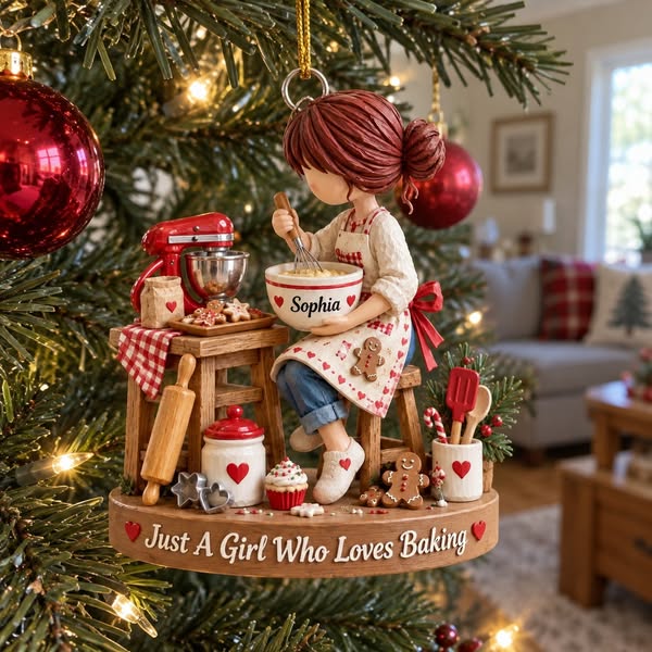 Personalized Baking Lover Christmas Ornament