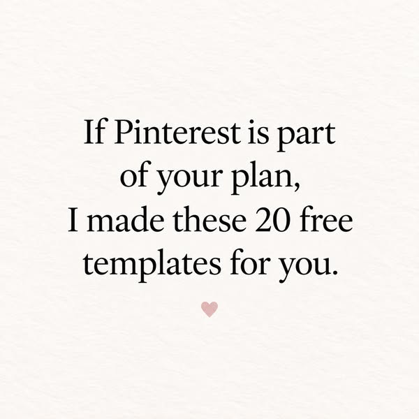 20 Free Pinterest Pin Templates
