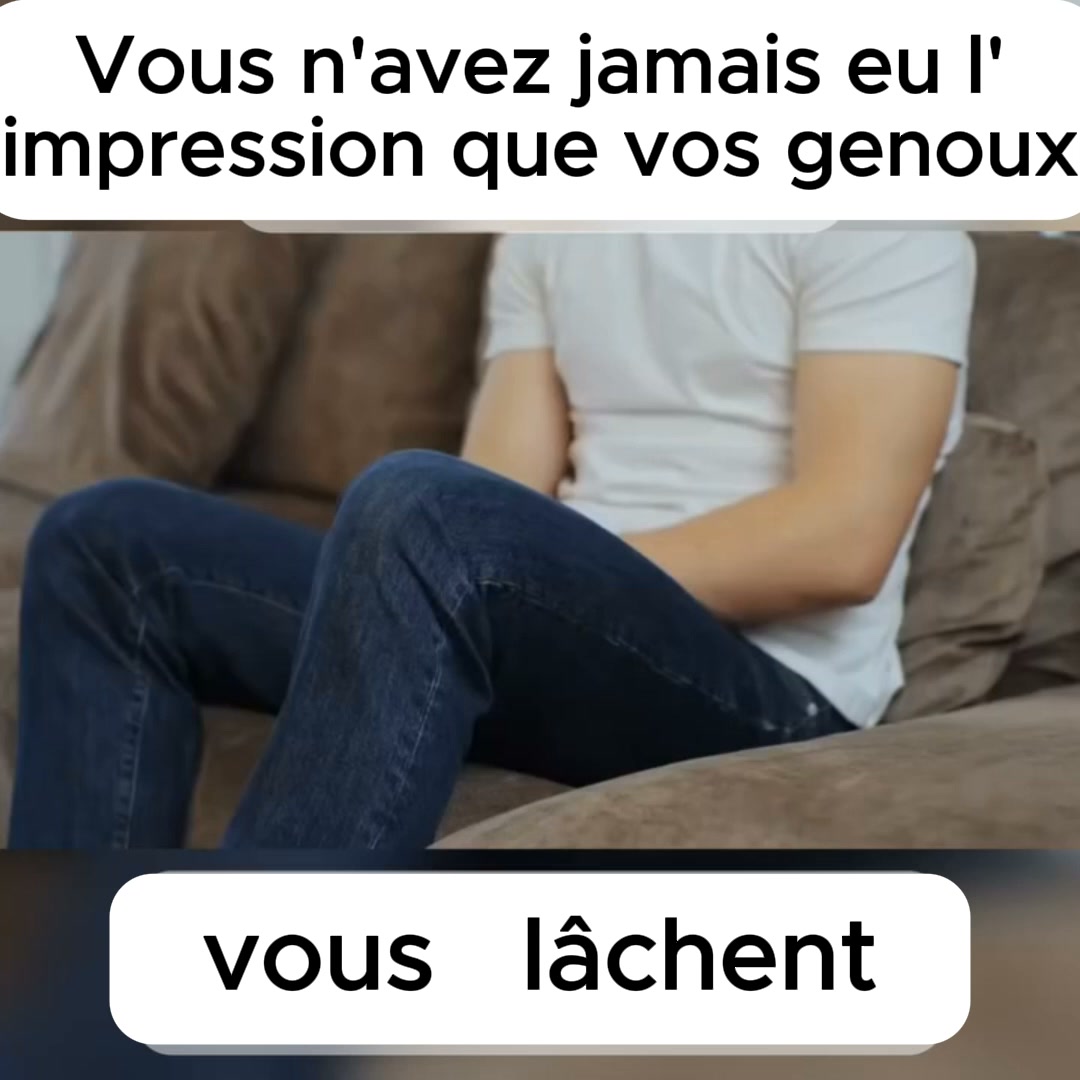 Réduction des douleurs articulaires des genoux